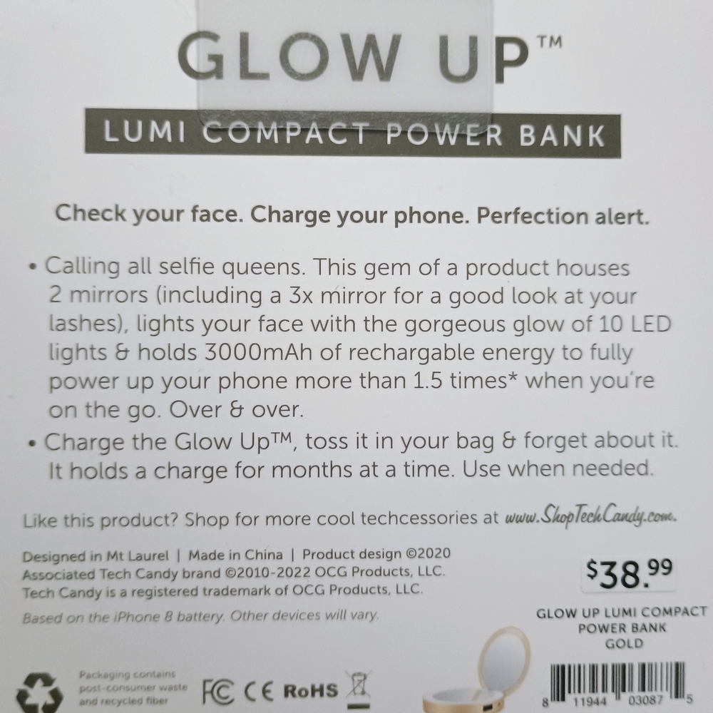 Gold Compact Power Bank - Picture 3 of 3